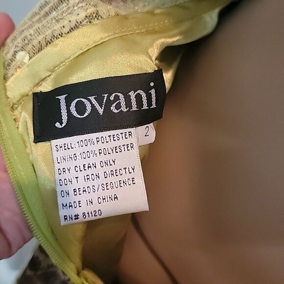 Jovani evening dress size 2 pleated, sexy cut out sides and  softly padd… - Picture 8 of 16